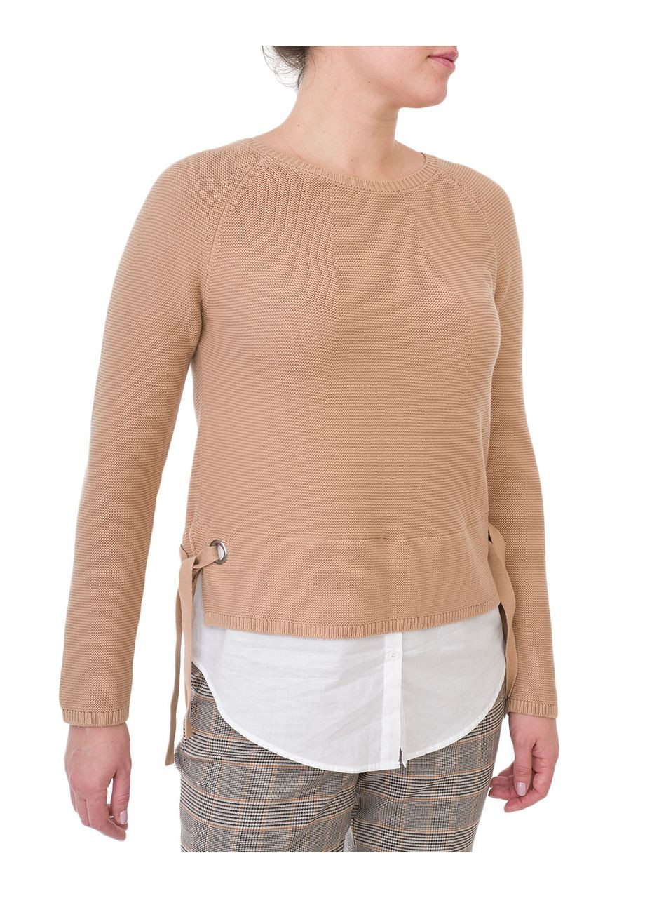 Бежевый джемпер женский Oui