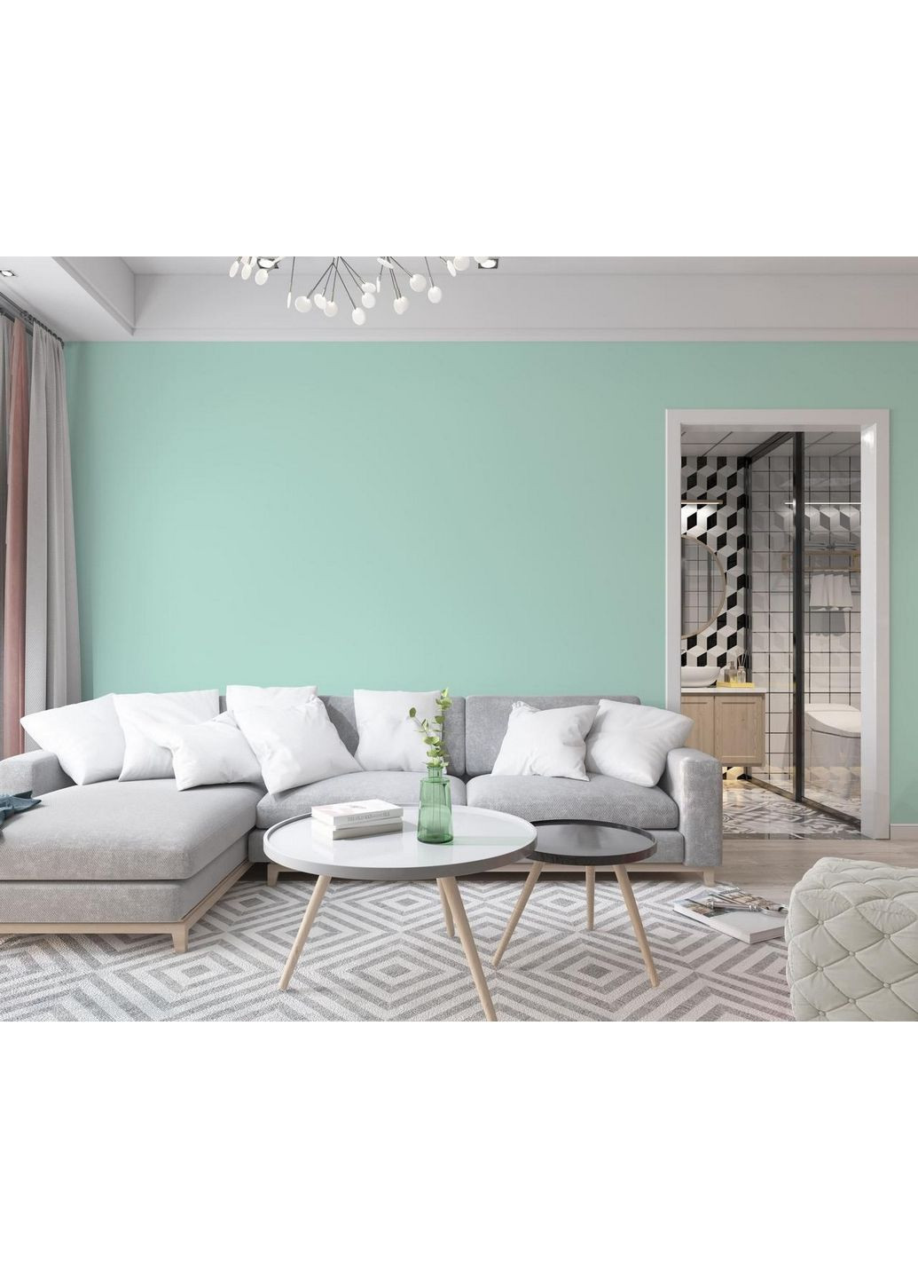 Інтер'єрна фарба латексна 0520-B90G 3 л SkyLine (289461349)