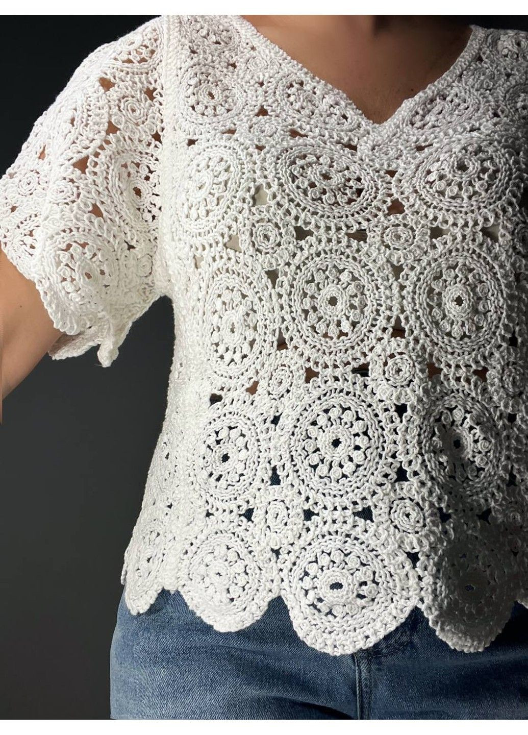 Белая рубашка No Brand