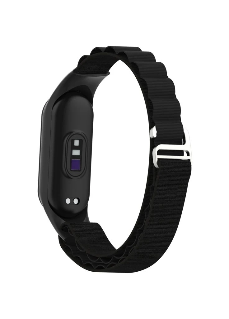 Ремінець до фітнес браслета AlpinaStyle Band для Xiaomi Mi Band 7/6/5/4 Black (ARM64987) ArmorStandart (387935569)