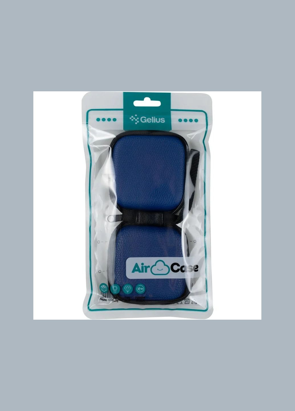 Чехол для наушников SoundGuard Square Navy Blue Gelius (327432350)