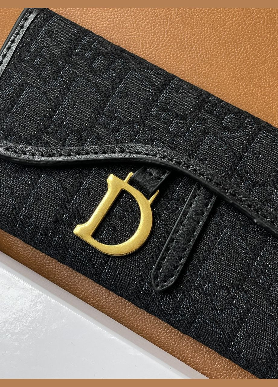 Жіночий гаманець візитниця сідло чорний No Brand (322464507)