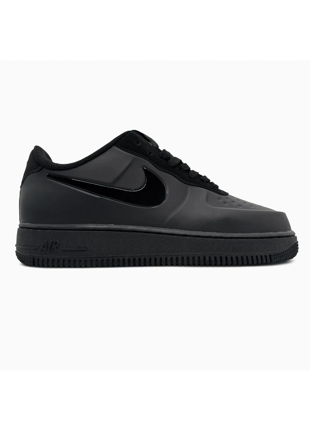 Чорні літні кросівки nike air force 1 low foamposite black найк аір форс 1 No Brand