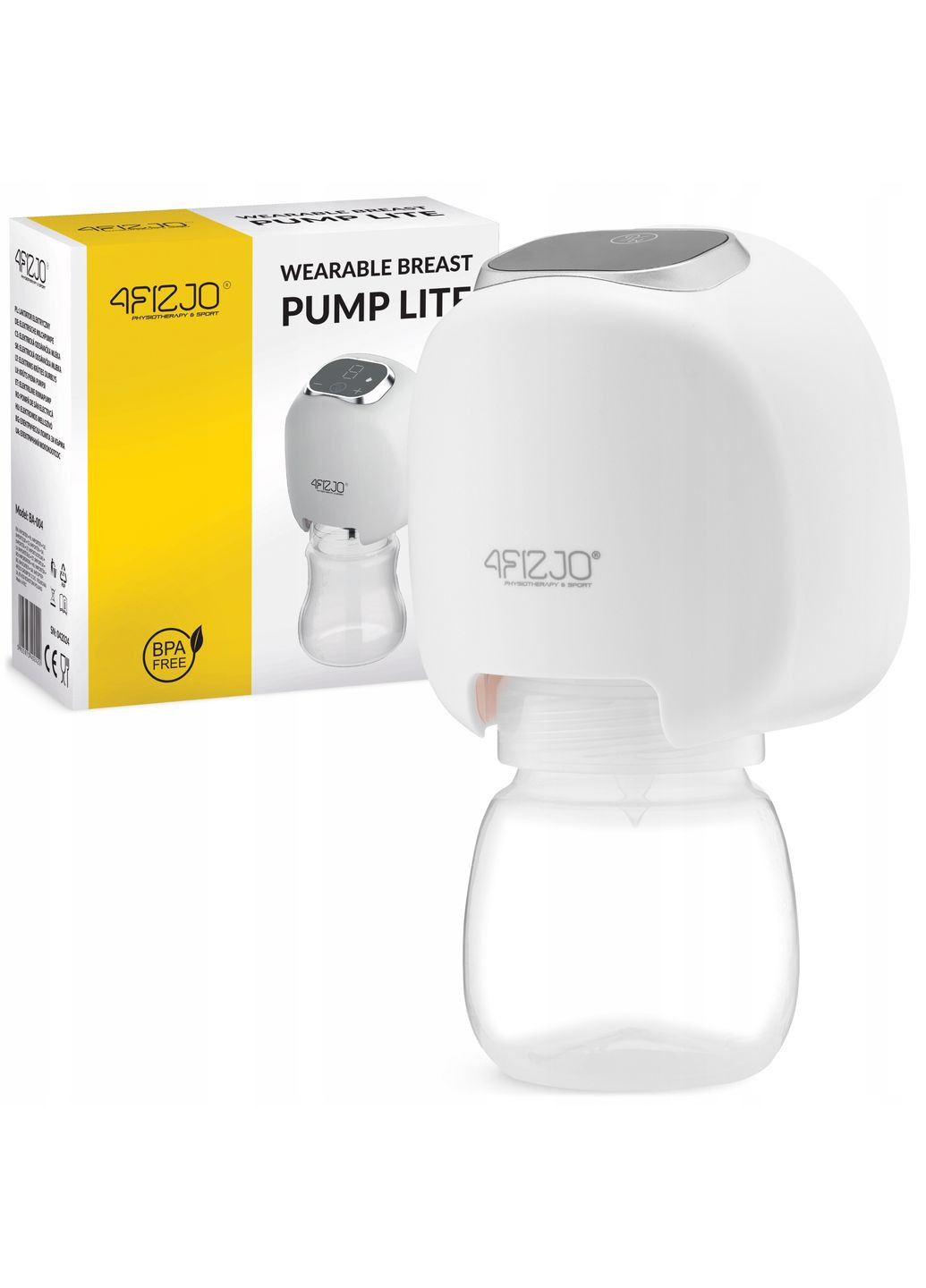 Молоковідсмоктувач електричний Lite 180 мл White (P-5905973402422) 4FIZJO (357132989)