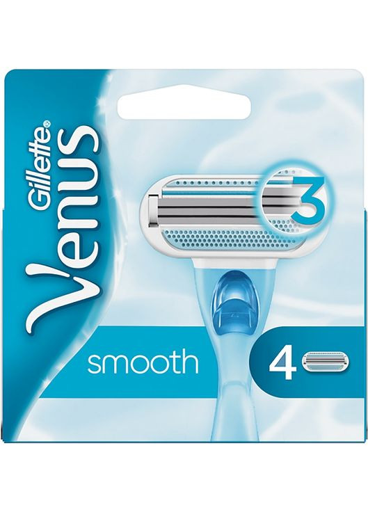 Сменные кассеты для бритья Venus Smooth 4шт (706855-18324) Gillette (368601379)