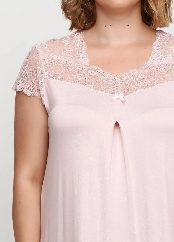 Светло-розовая домашний рубашка Cotpark