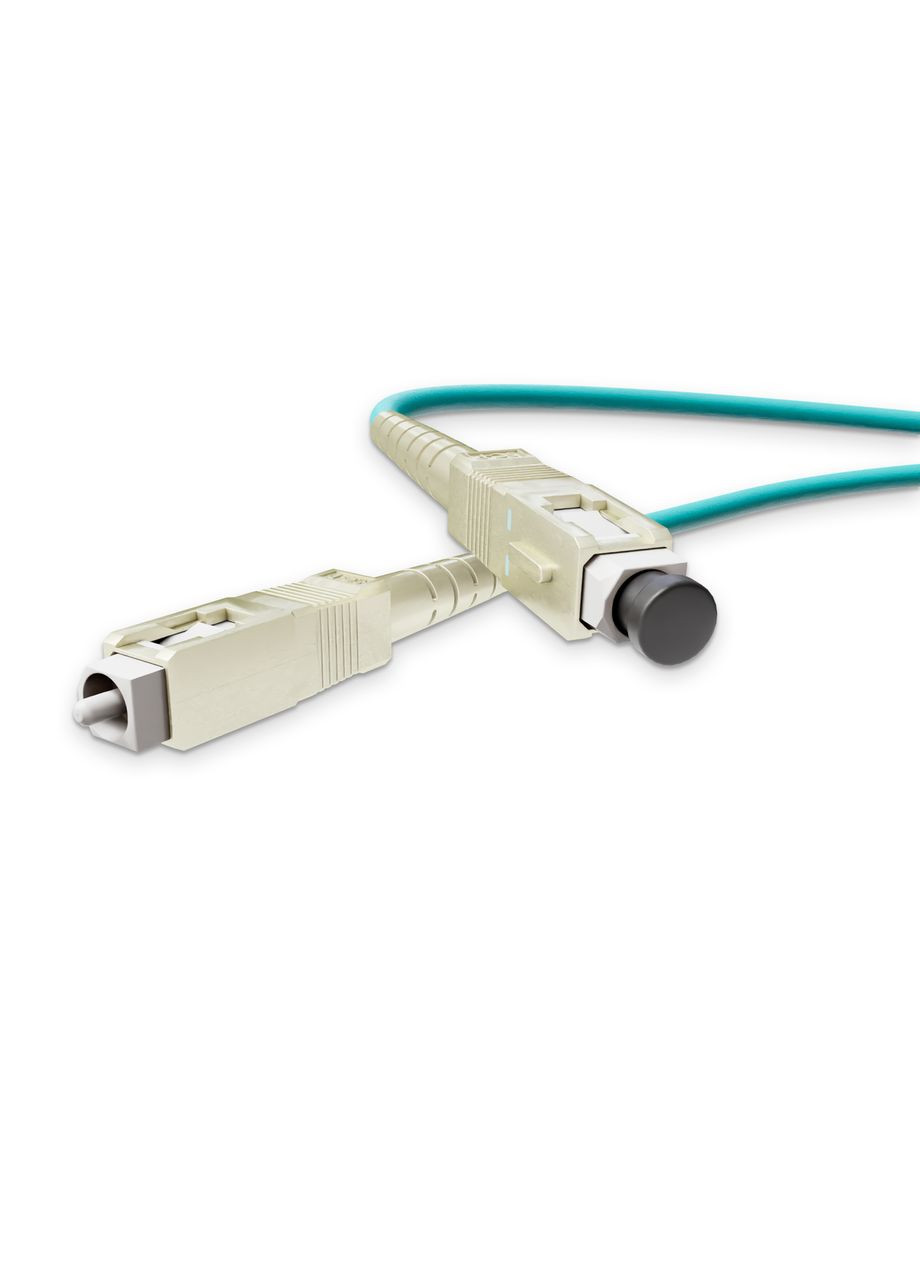 Патч-корд оптический SC/UPC-SC/UPC Бирюзовый LSZH, Multimode OM3 (MM), Simplex, 2мм - 5 м NanoConnect (299337791)