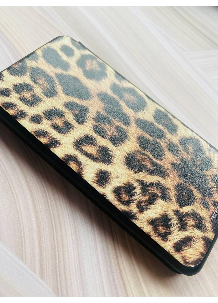 Чохол-книжка з малюнком для Xiaomi Redmi 9A Чорний:: Леопардовий дизайн (принт 383) CASE CONTROL (360710503)