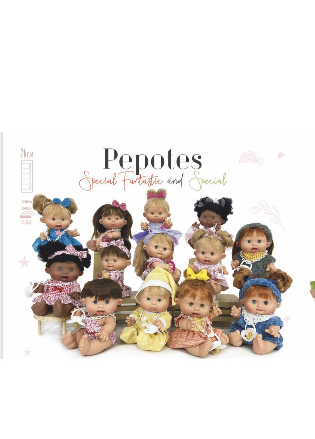 Пупс Pepotes Special с ароматом ванили 26см (ассор) (0954NN) Nines D'Onil (365589928)