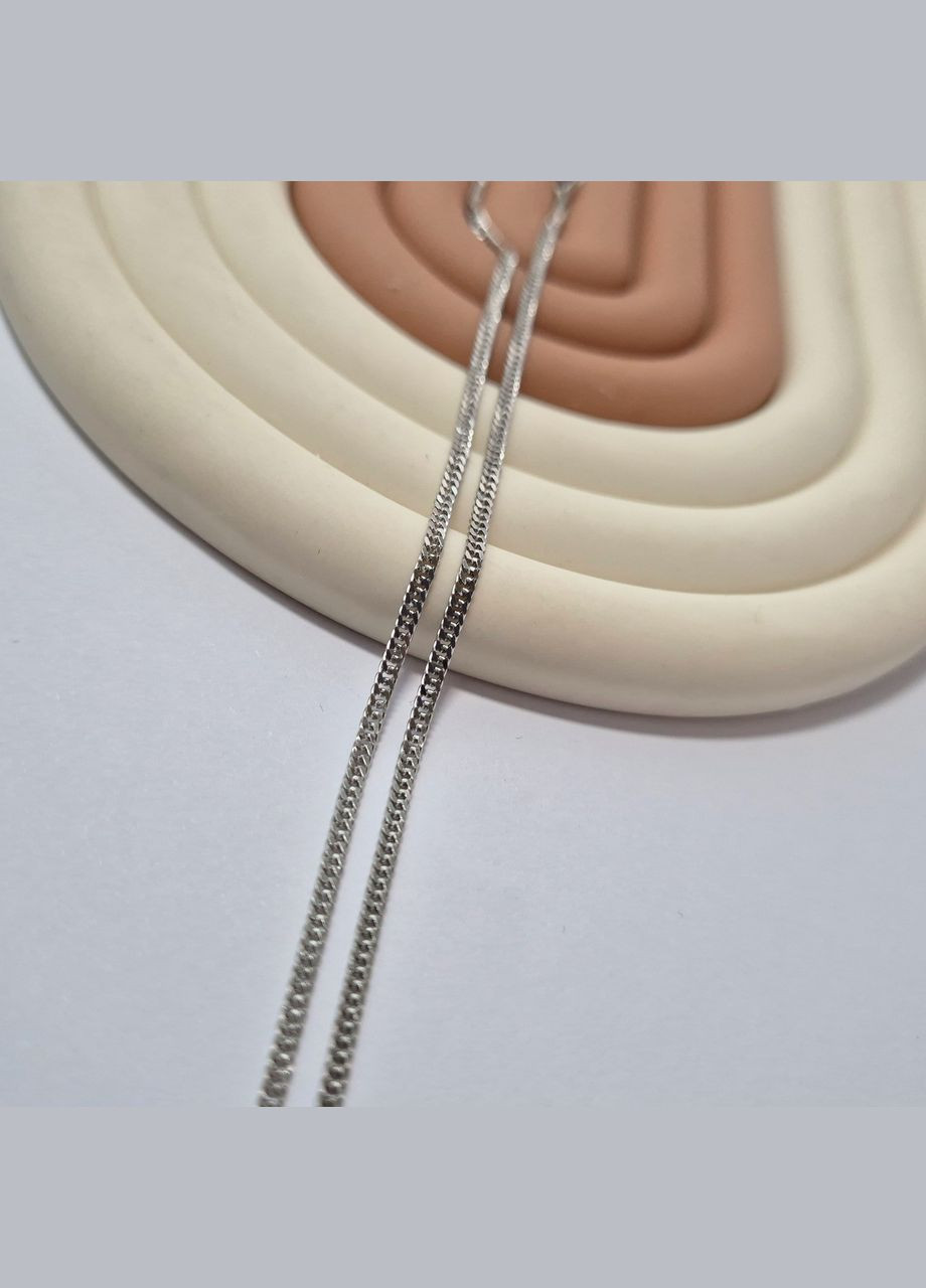 Серебряная Цепочка плоская цепь Ромб см серебро 925 пробы Родированное 268р3/50 4.10г No Brand (315724807)