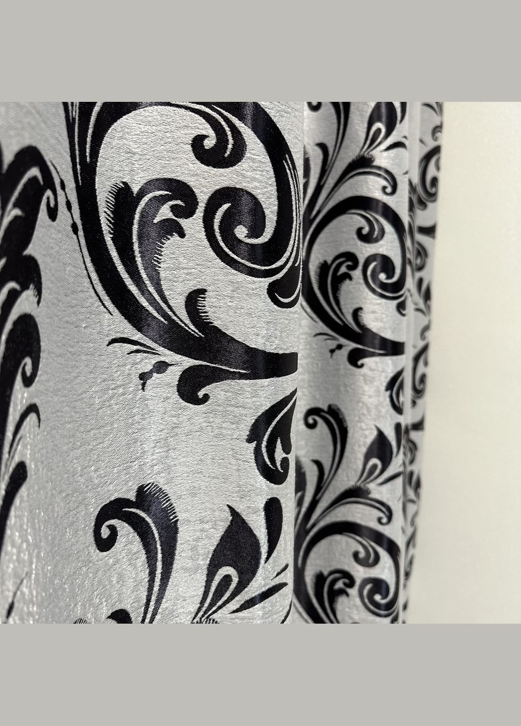 Готовий комплект штор (2шт) блекаут софт сірого кольору 150х270см No Brand (323014103)