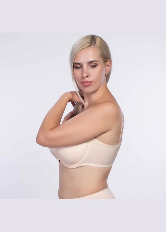 Бежевий бюстгальтер на кісточках з м'якою чашкою Elita з кісточками