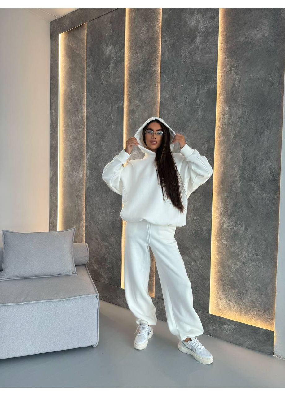 Жіноче худі оверсайз із турецької трьохнитки на флісі заміри в описі GD/GL Модний простір (369625070)