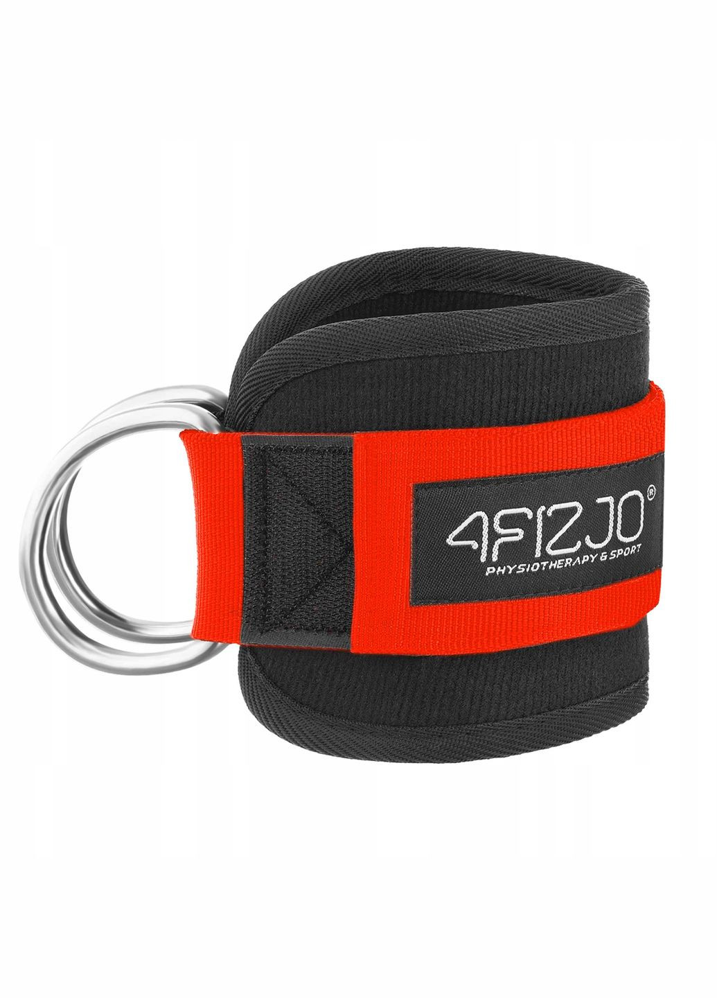Манжети для тяги Ankle Strap 2 шт Black/Red (P-5907739314819) 4FIZJO (301733362)
