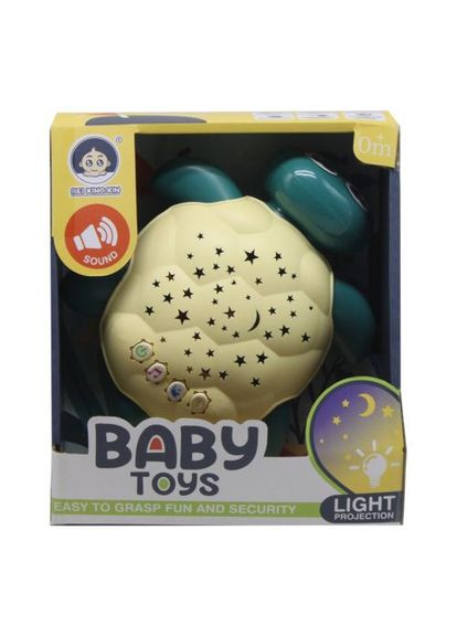 Нічник із проектором "Черепашка" (бірюзова) Bei Xing Xin (370051175)