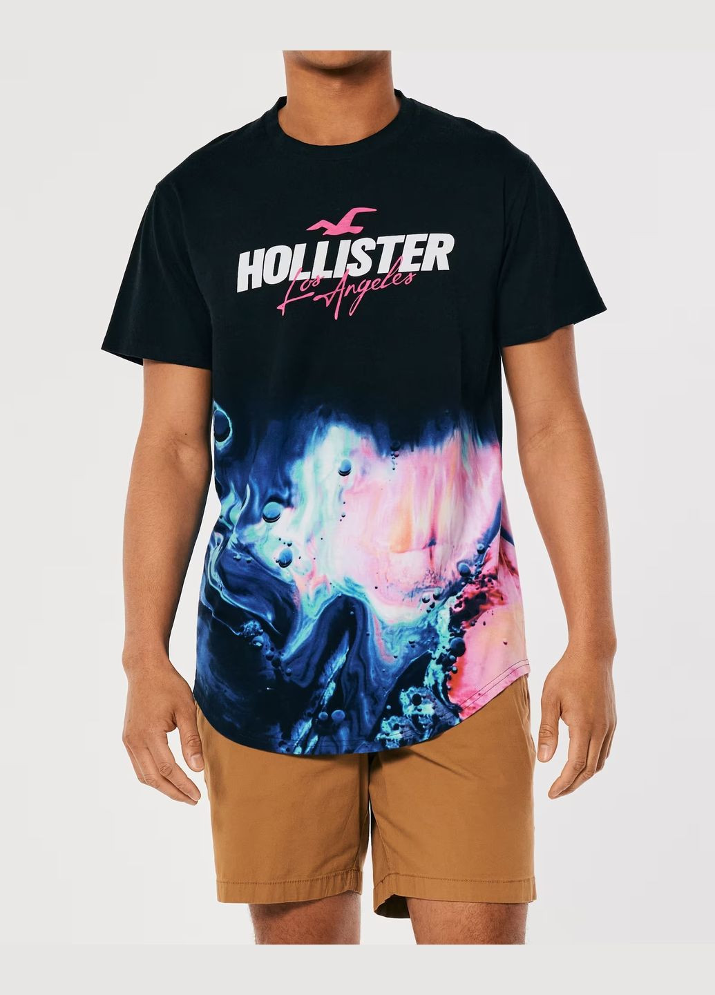 Черная футболка hc9613m Hollister