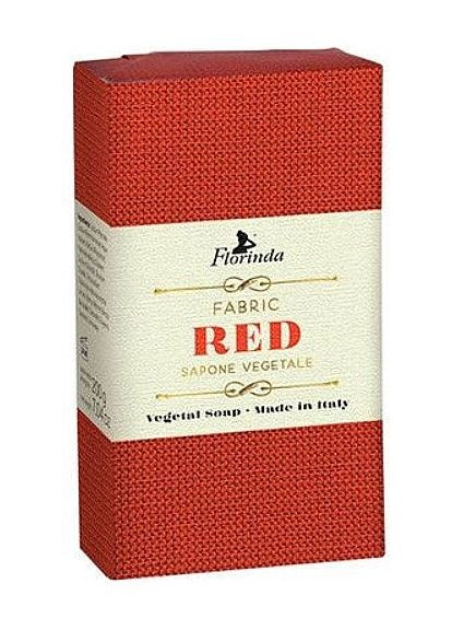 Мыло натуральное "Итальянские ткани. Красное" Fabric Red Natural Soap 200g (1172084-125505) Florinda (368645146)