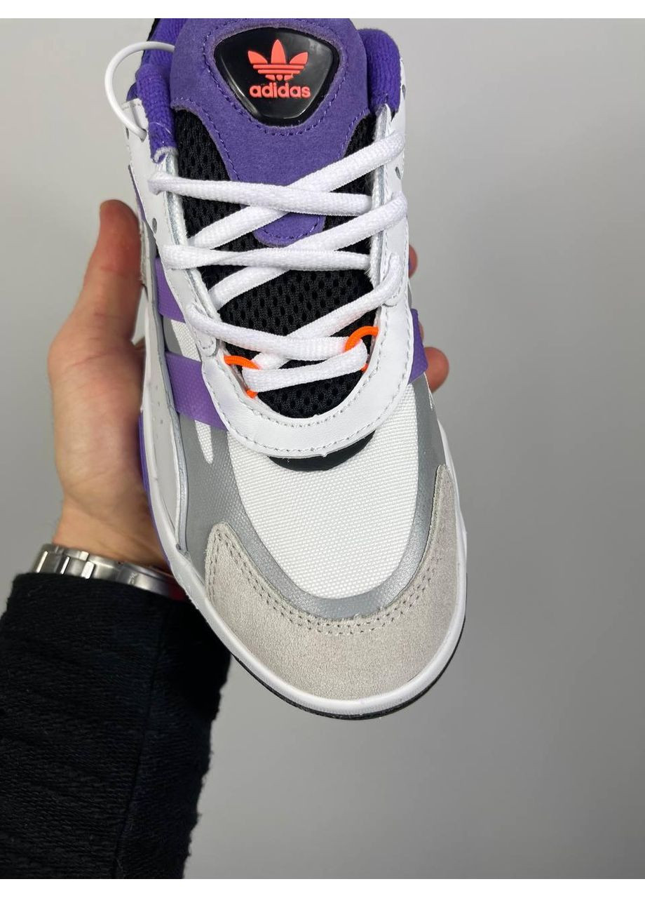 Білі Осінні кросівки чоловічі adidas niteball 2.0 ‘violet white’ gx0775 адідас найтбол No Brand