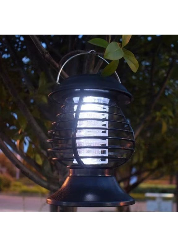 Садовый антимоскитный светильник на солнечной батарее уличный фонарь 2 в 1 с ультрафиолетовой подсветкой защита от насекомых No Brand (361161790)