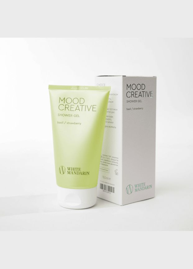 SHOWER GEL MOOD CREATIVE гель для душу з ароматом базиліку та полуниці 150 мл Чойс CHOICE (338793073)