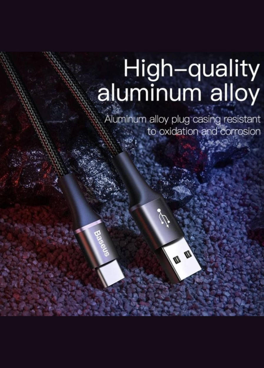 Зарядка USB кабель для синхронизации и зарядки Android и других устройств USB Type-C с LED Baseus (317188873)