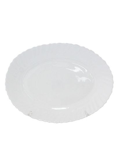Блюдо овальна 30062-00 30 см біла SNT (349222797)
