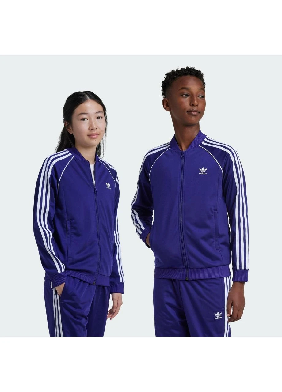 Олімпійка Adicolor Sst Track Top Kids Blue IY7453 adidas (399364670)