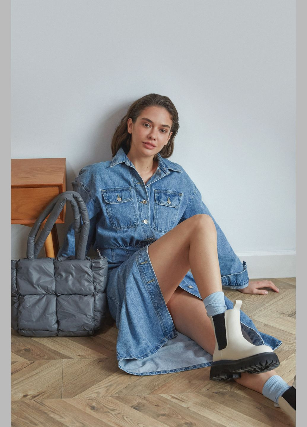 Шопер, колір сірий Estro (332202053)