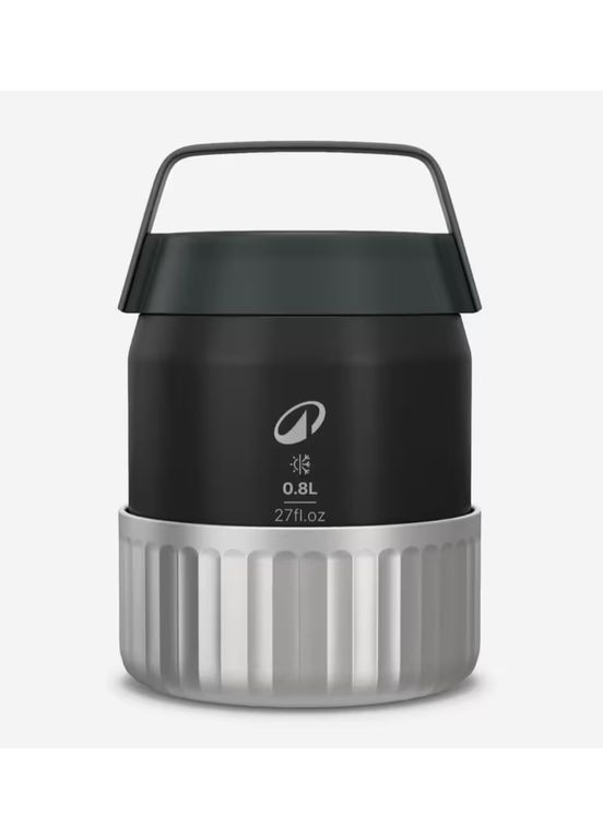 Пищевой Термос для Еды 800мл Нержавеющая Сталь Черный Quechua (363823383)