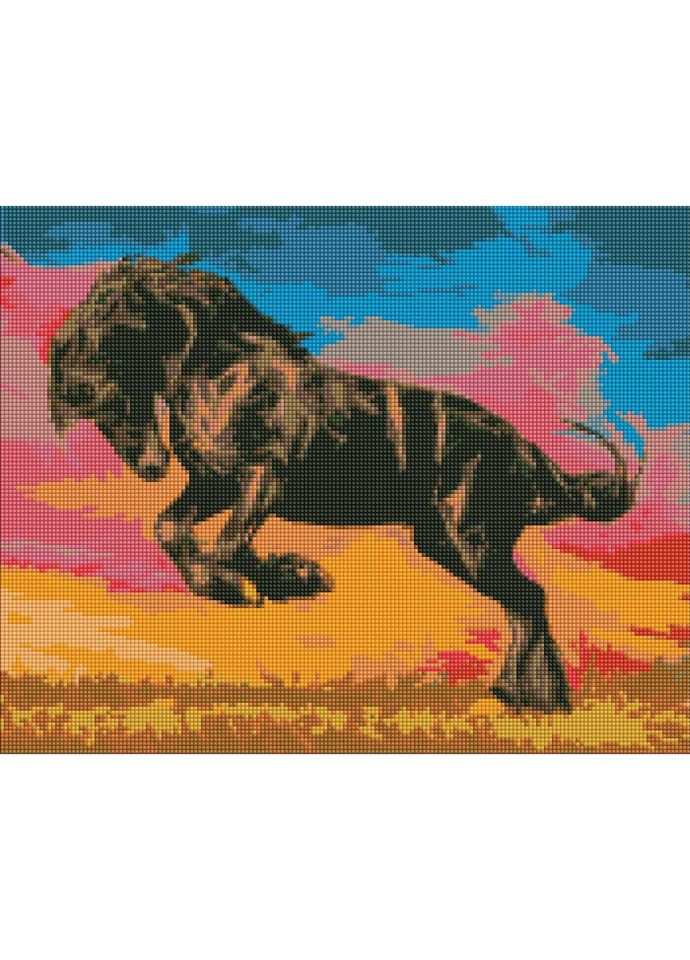 Алмазная мозаика "Величественный мустанг" AMO7354 IDEYKA (367964188)