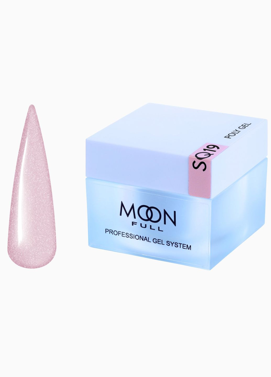 Полигель для наращивания ногтей Full Poly Gel, 30 мл № SQ19 Moon (354230019)