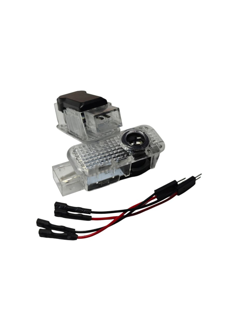 Штатна підсвітка дверей логотипом Audi з кільцями, скло No Brand (366559957)