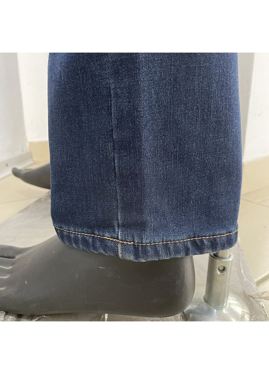 Джинси чоловічі фліс прямі класичні 30 сині Resalsa (350349555)