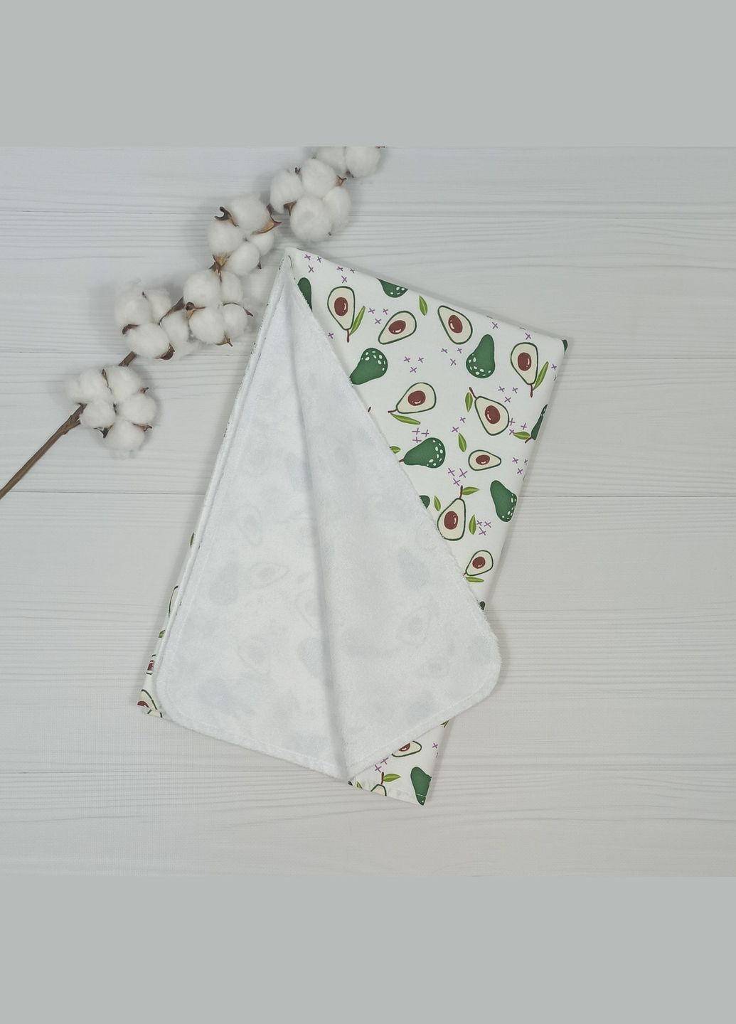 Комплект для малюка: пелюшка, комфортер, гризунок a.l.babybox Авокадо Білий No Brand (308379645)