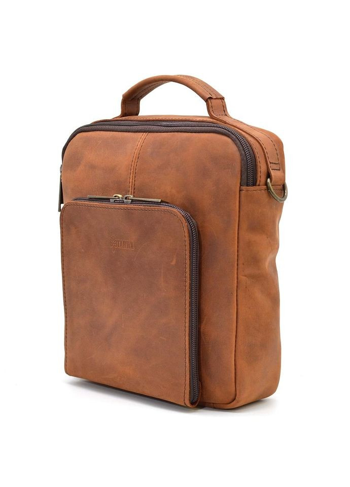 Чоловіча сумка на плече з ручкою кінська шкіра RB-6016-3md TARWA (298684514)