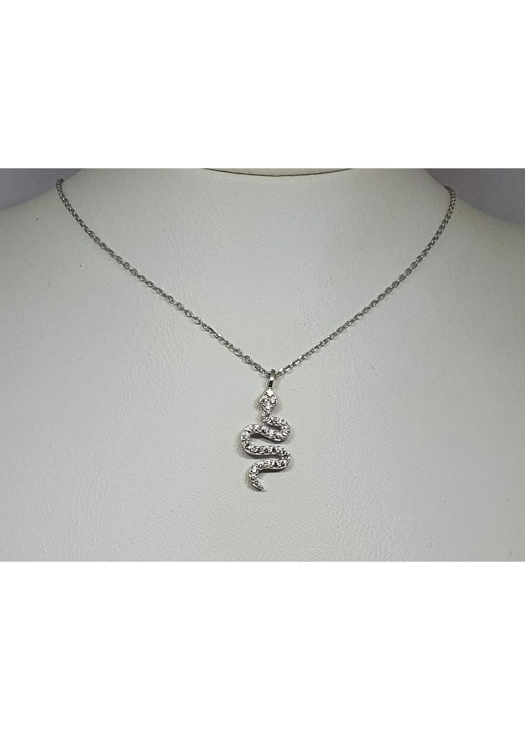 Серебряное колье с фианитами. 1230892 Аметист-В (361077371)