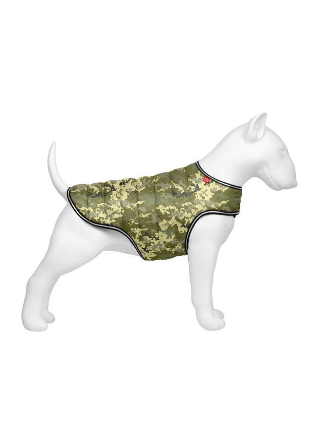 Куртка-накидка для собак Clothes, рисунок "Милитари",, А 47 см, B 68-80 см, С 42-52 см WAUDOG (279569000)