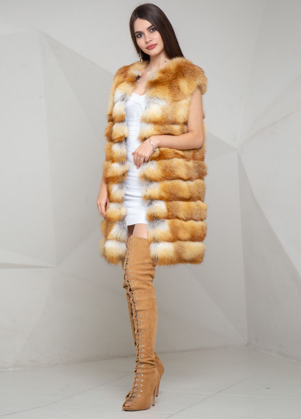 Жилет (мех лисы) Chicly Furs (282739105)