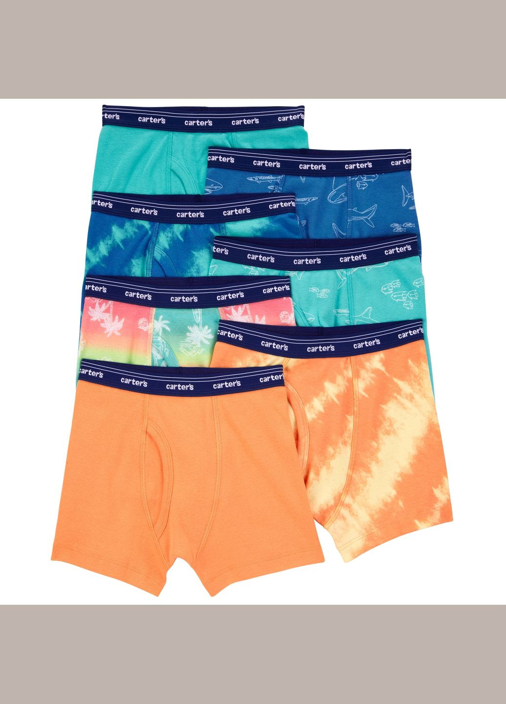 Комплект трусиків 7в1 для хлопчика років (2R165410_4-5) Carter's (324216717)