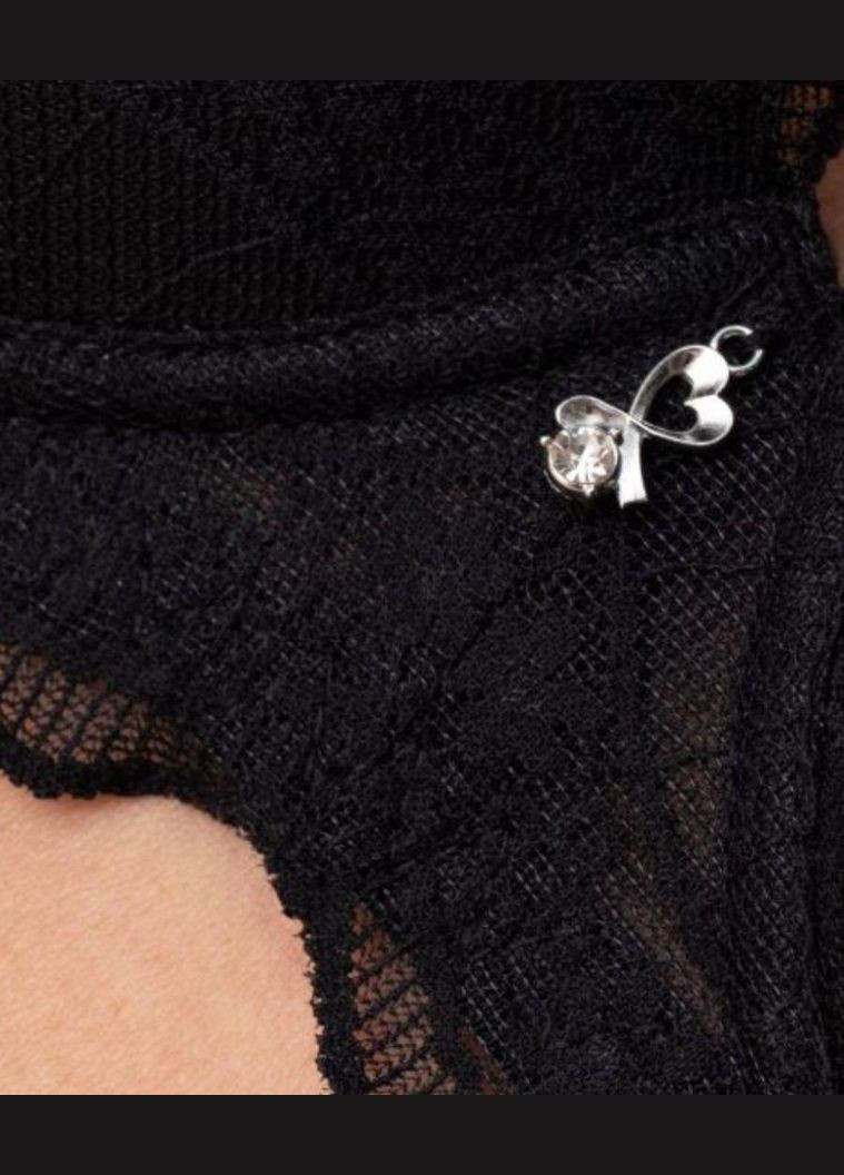 Чорний чарівний чорний бюстгальтер 17 00015. 7250 для модних дівчат 170015 Naturana з кісточками поліамід