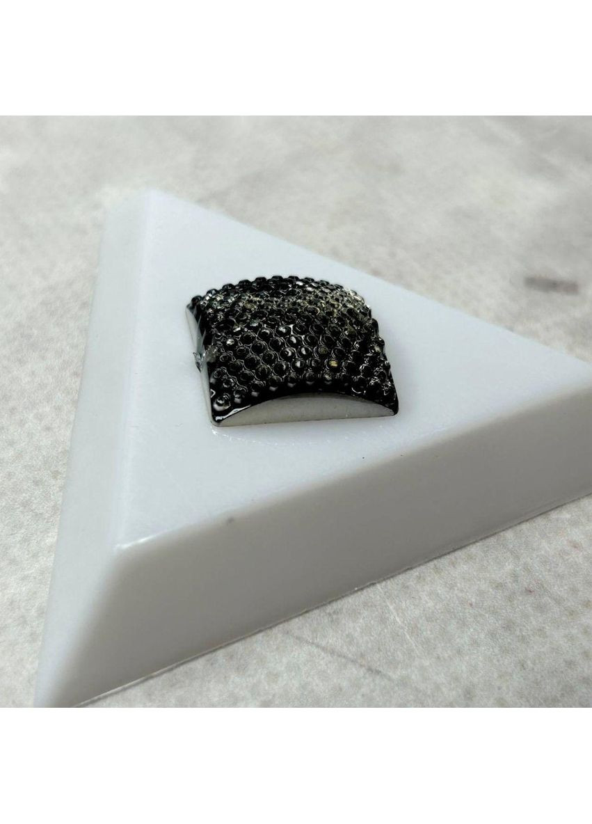 Стрази акрилові пришивні 18 мм, чорний гранований квадрат Plus-plus (352749687)