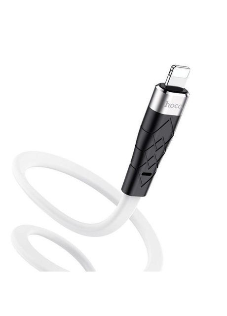 Кабель силіконовий X53 Angel USB — Lightning білий Hoco (279826929)