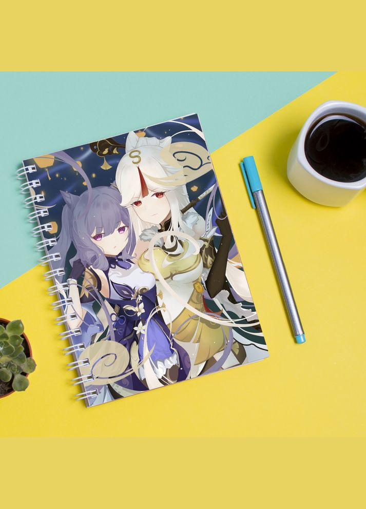 Скетчбук Sketchbook (блокнот) для рисования с принтом Genshin Impact - компьютерная игра 7 Кавун блокнот для малювання (316133759)