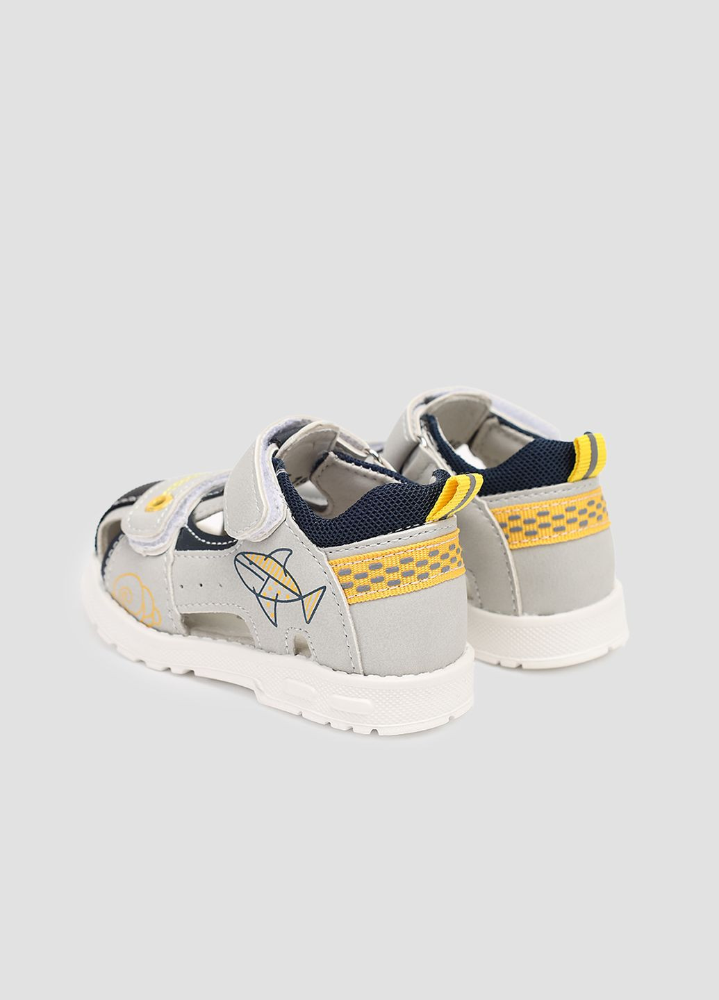 Серые босоножки для мальчика цвет серый cb-00269514 Buddy Sheep