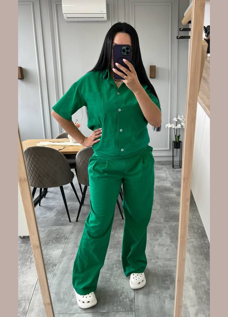 Жіночий костюм сорочка + штани Style Point (334709047)