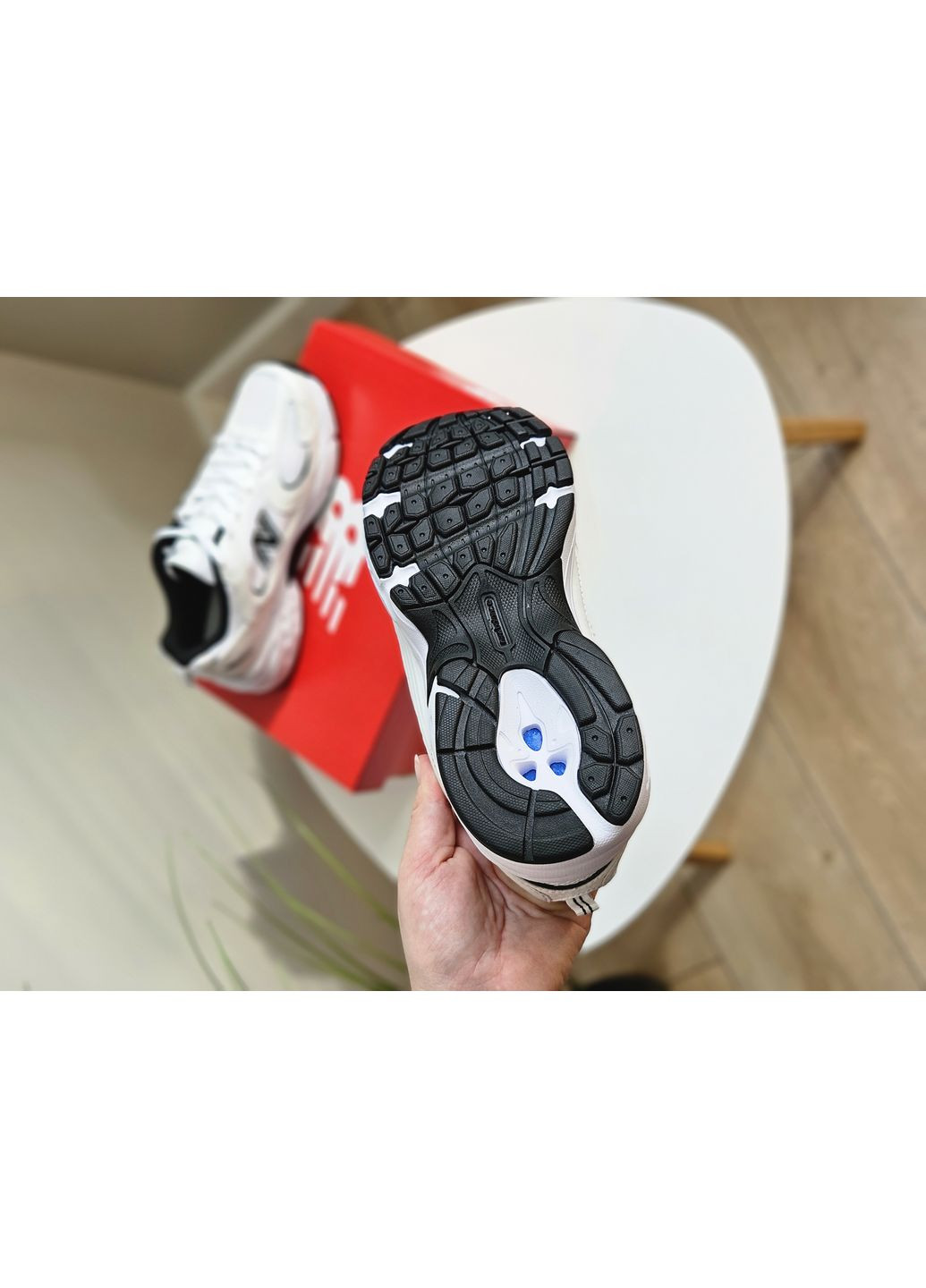 Кросівки жіночі і чоловічі New Balance 530 White Black Premium | Нью Беланс 530 білі No Brand білі демісезони (362894468)