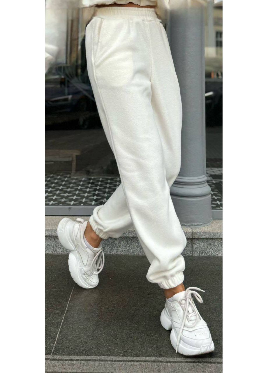 🪐Объемные брюки с карманами на двустороннем флисе (замеры в описании)🪐 GD/GL Модний простір (364966080)