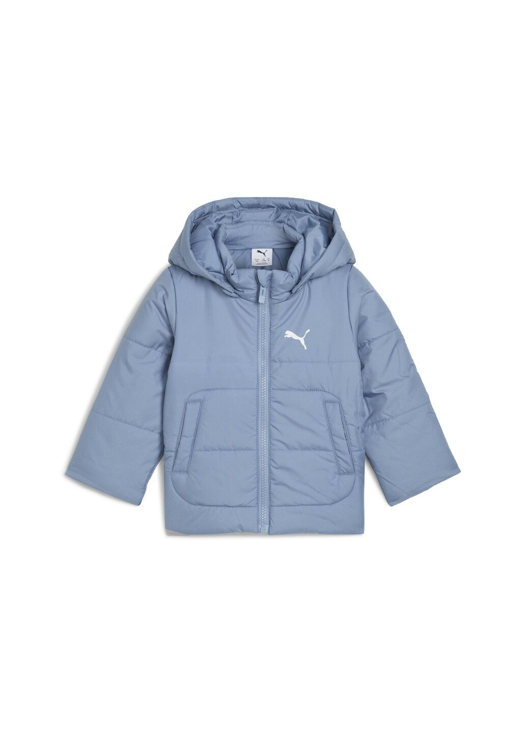 Синя демісезонна дитяча куртка minicats hooded padded jacket toddlers Puma