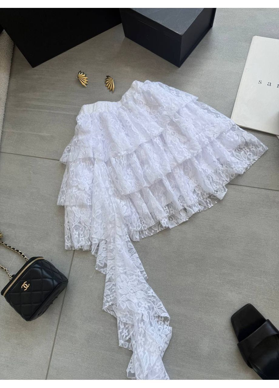 Спідниця з асиметричним воланом No Brand (362640957)