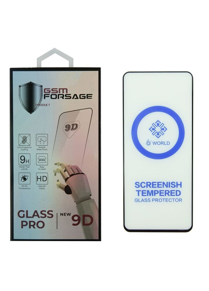 Защитное стекло Premium Glass для Xiaomi Redmi 12/Redmi 12 5G/Redmi 13 (6.79") Black (CB-00018588) No Brand (360528688)